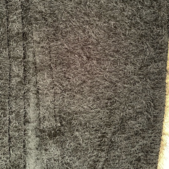 EUC Black Eyelash tunic knit vest cardigan - Picture 10 of 10